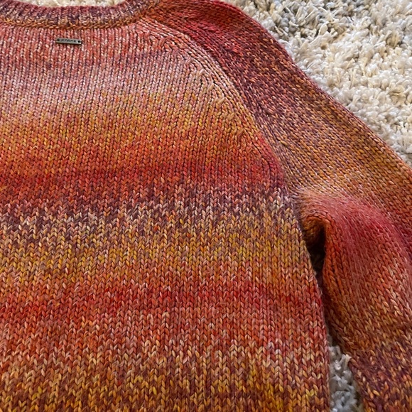 Prana Red and Orange Knit Sweater size XL - Picture 11 of 12
